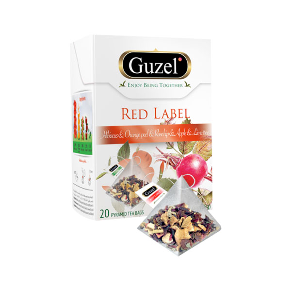 دمنوش مثلثی رد لیبل ۲۰ عددی